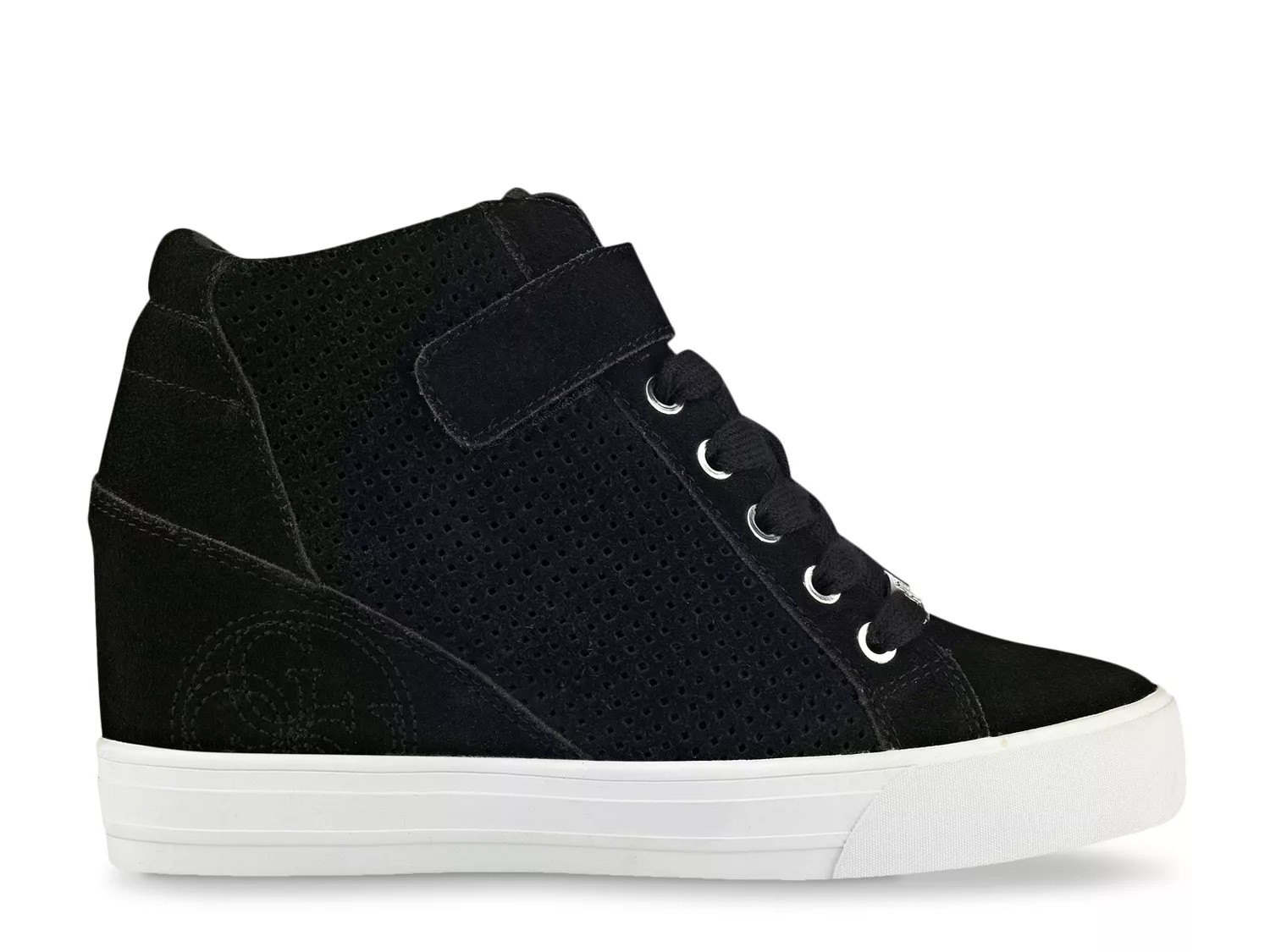 guess decia wedge sneaker