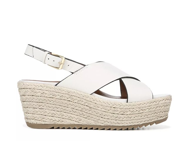 oak platform wedge espadrille
