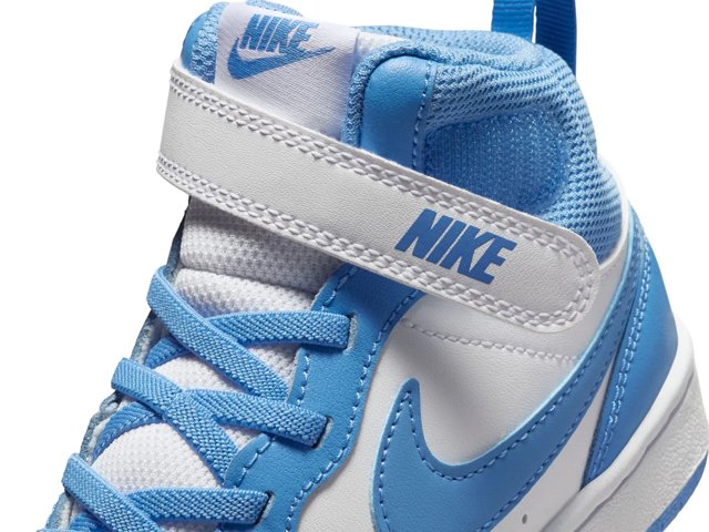 NIKE COURT BOROUGH MID WTR PSV 21.5㎝ Nike Kids' Court Borough Mid 2 PSV Shoes | Academy