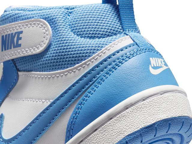 NIKE COURT BOROUGH MID WTR PSV 21.5㎝ Nike Kids' Preschool Court Borough Mid 2 PSV Shoes | Academy