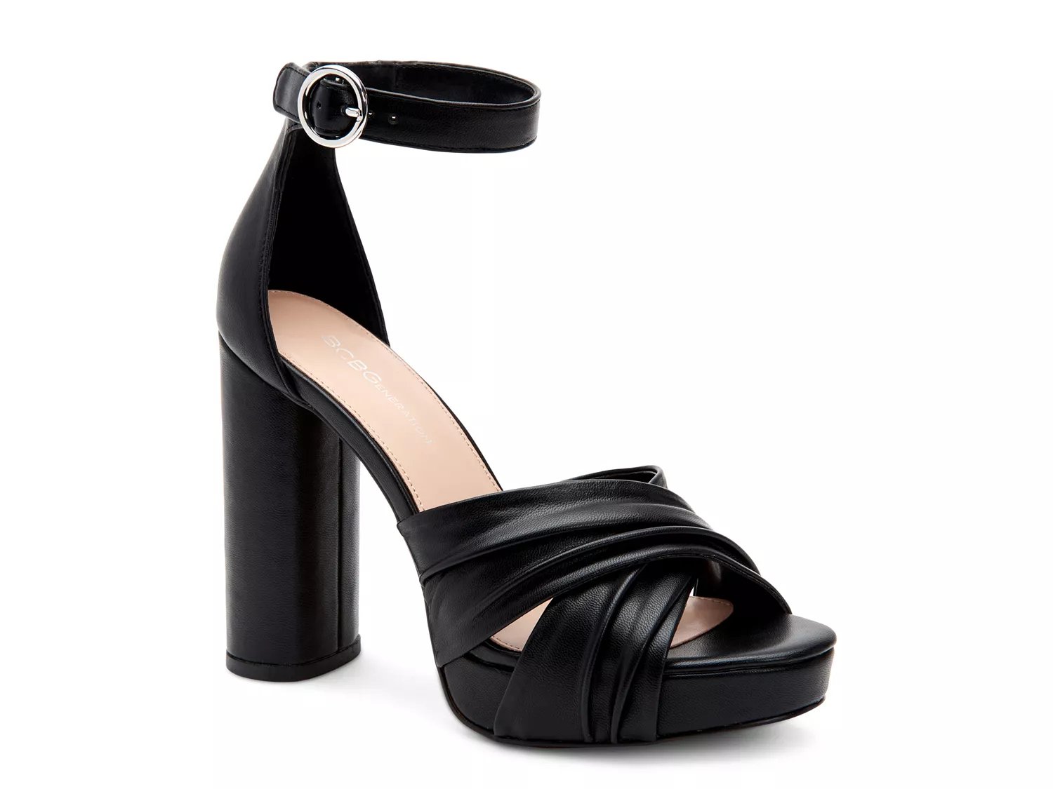 bcbgeneration flora platform dress sandals
