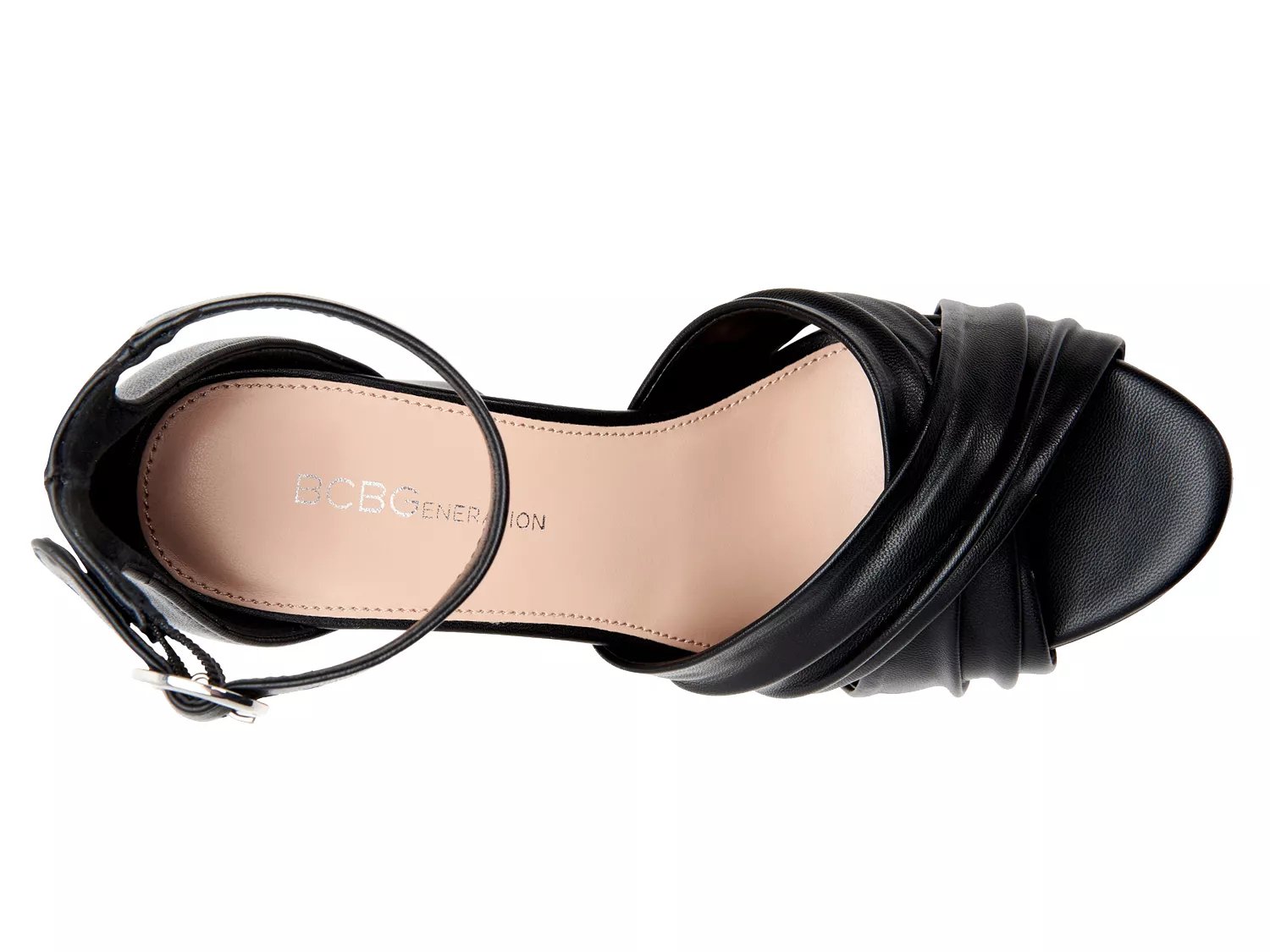 black platform sandals dsw