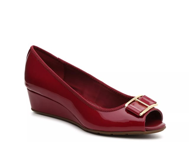 Bandolino Carllie Wedge Pump Free Shipping DSW