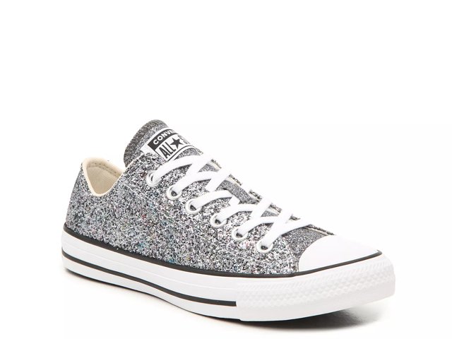 glitter converse style shoes