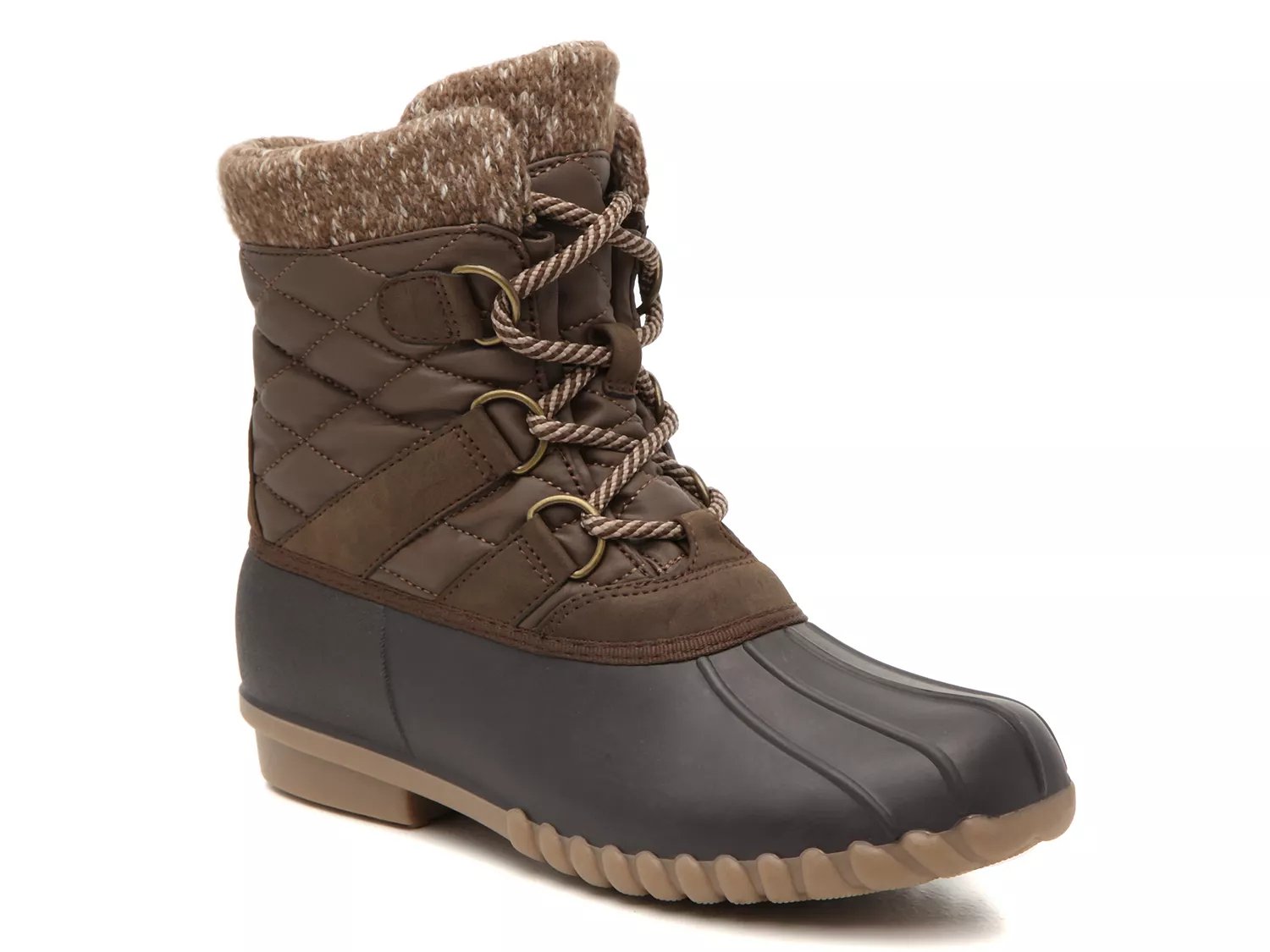 womens sperry quilted duck boots