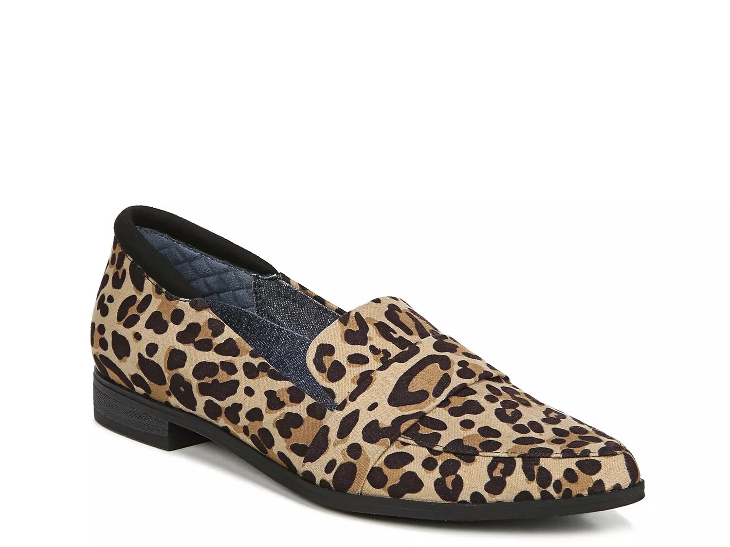 dr scholl's leopard loafer