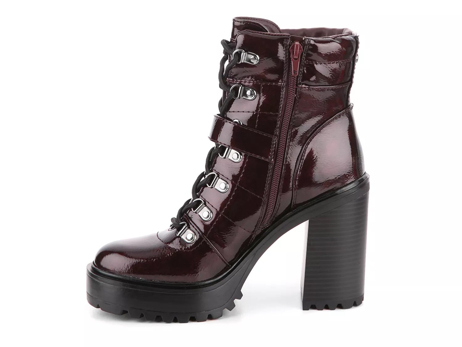 wide width platform combat boots