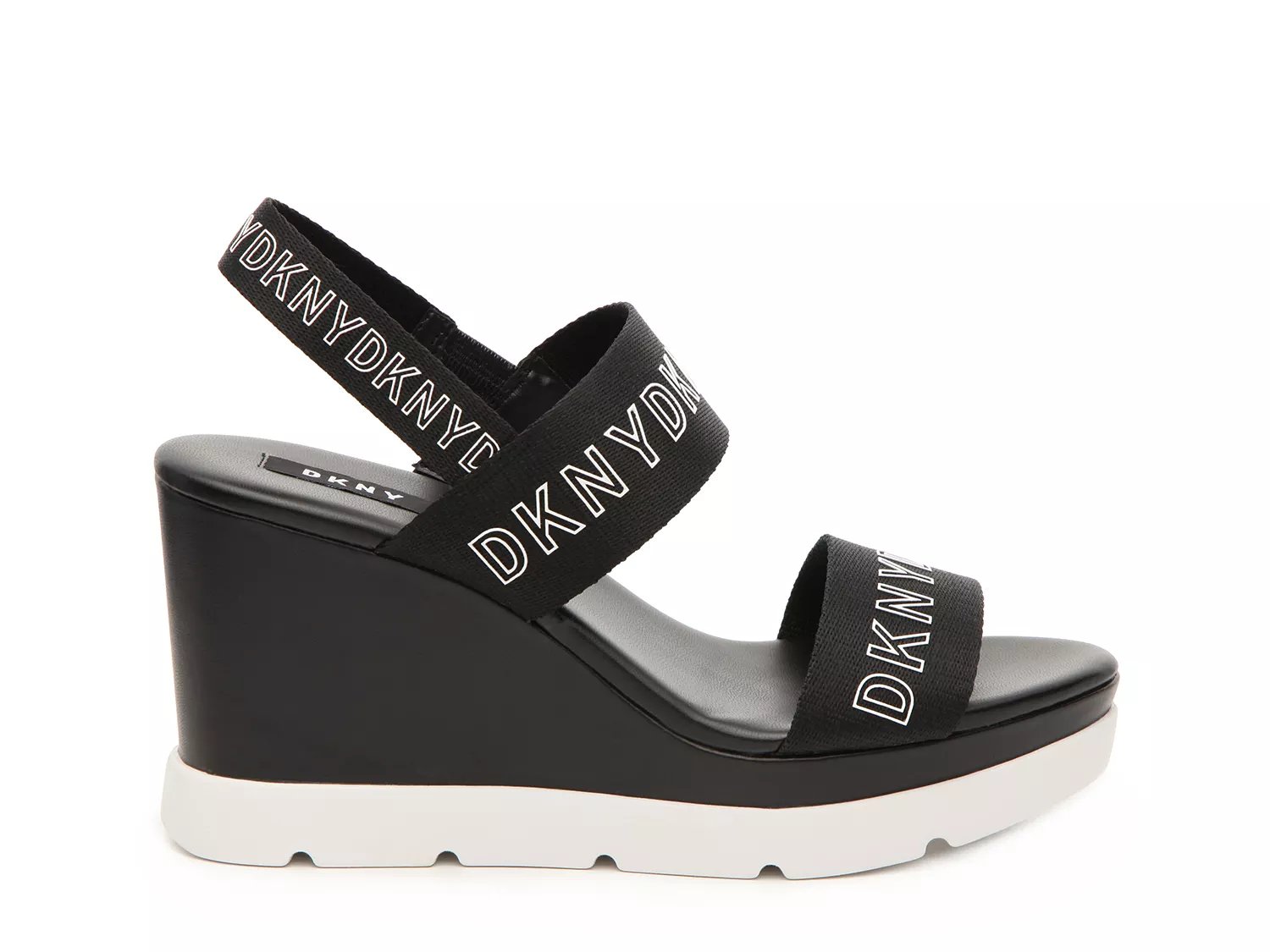 dkny cati slingback wedge sandals