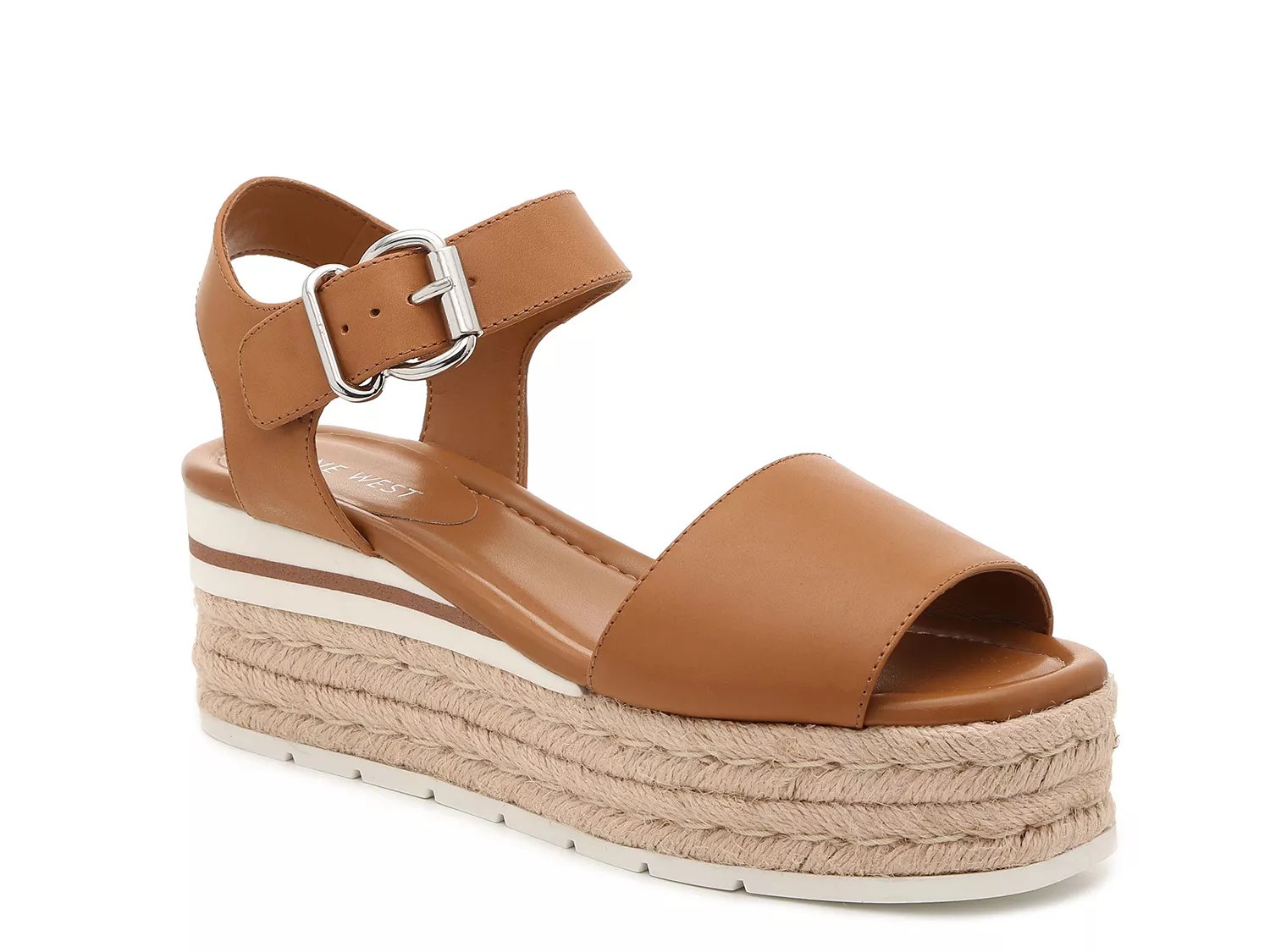 nine west layla espadrille wedge sandal