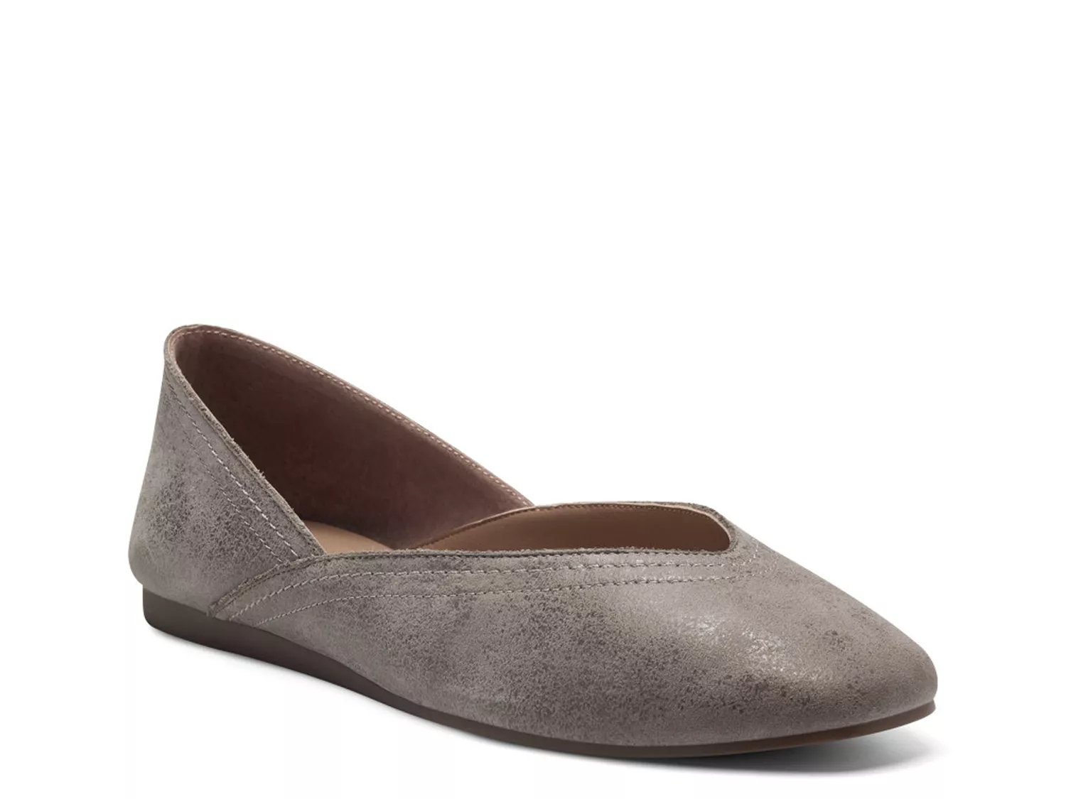 Lucky brand cheap grey flats