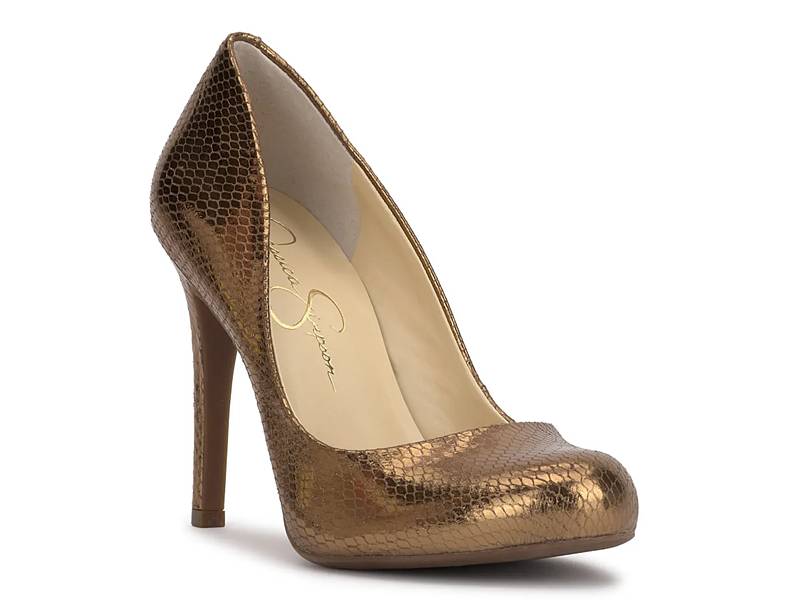 Gold high heels dsw deals