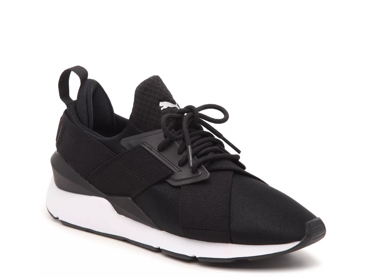 puma muse trainers black