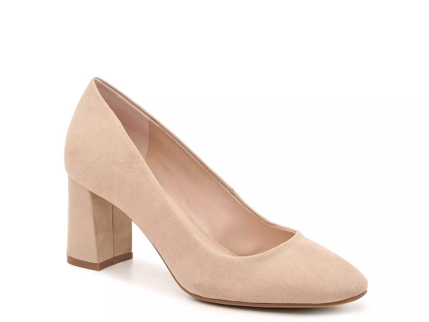 dsw chunky heel pumps