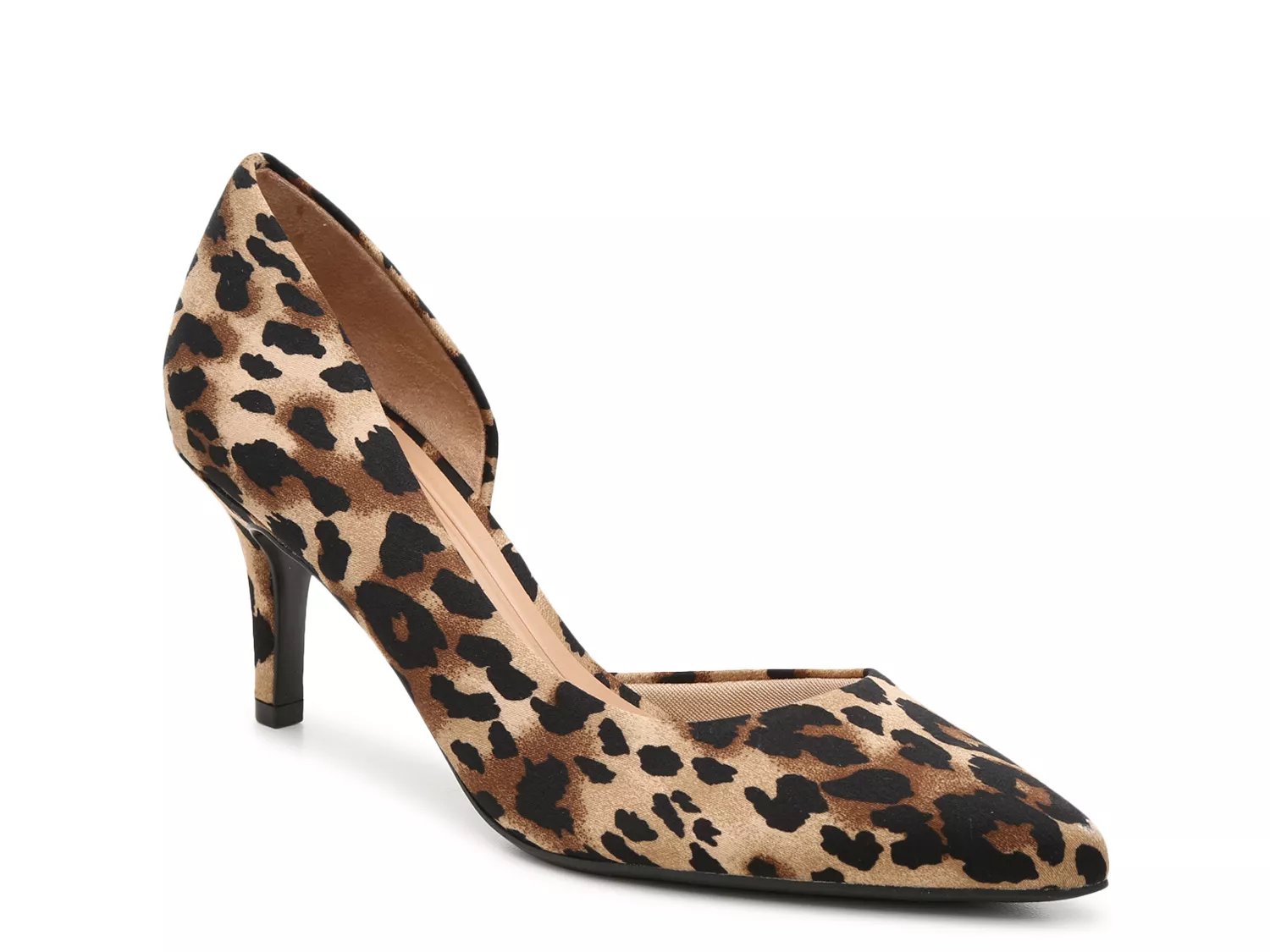 wide width leopard shoes