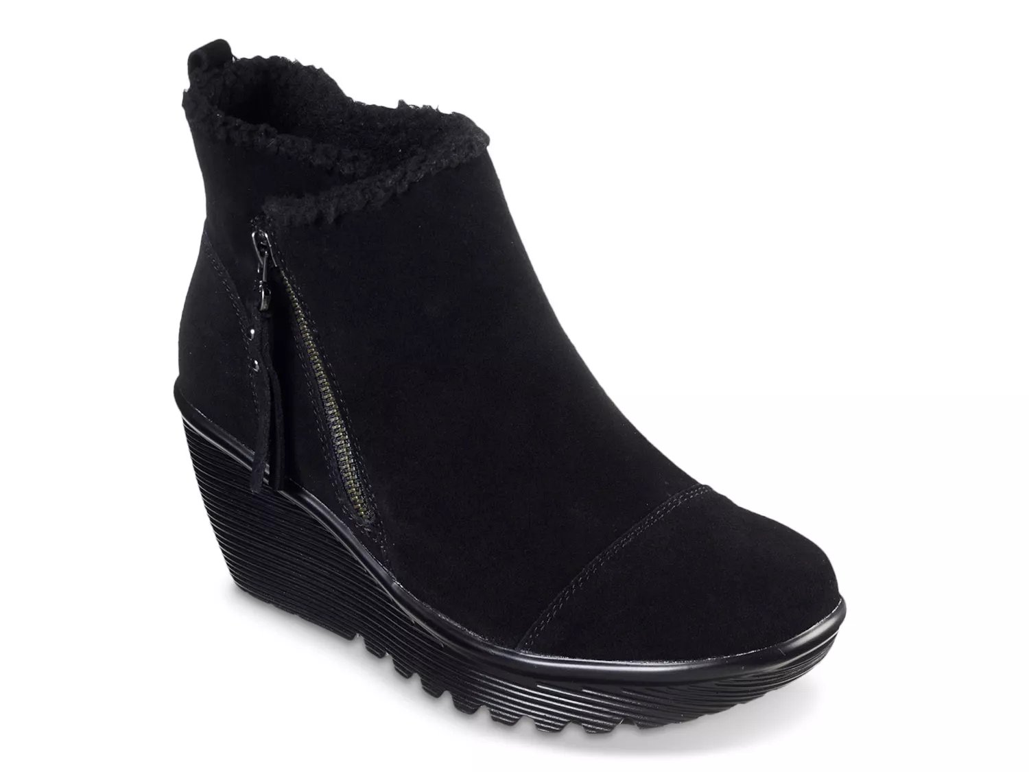 skechers parallel wedge bootie