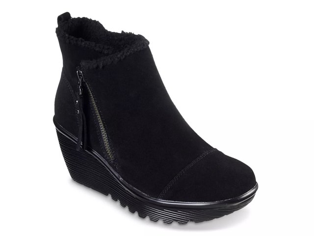 Skechers Parallel Wedge Bootie Free Shipping DSW
