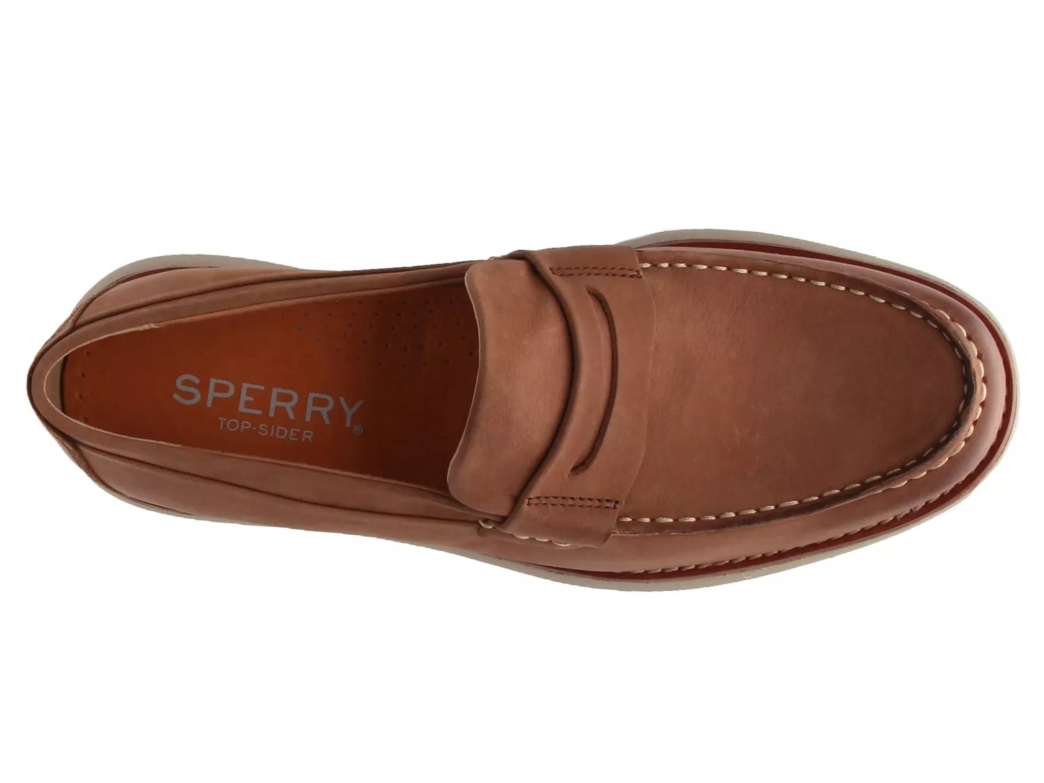 sperry kennedy leather penny loafers