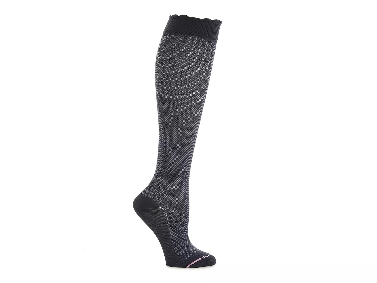 Dr. Motion Scallop Cuff Women's Mild Compression Knee Socks DSW
