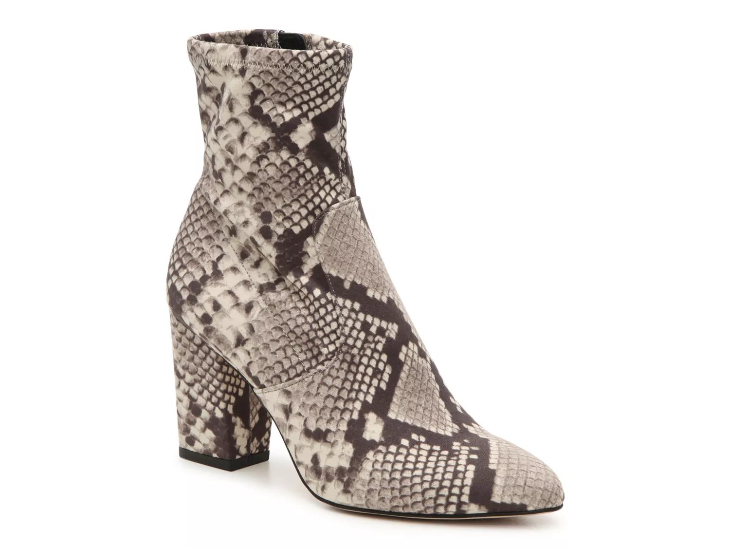 snake print booties steve madden