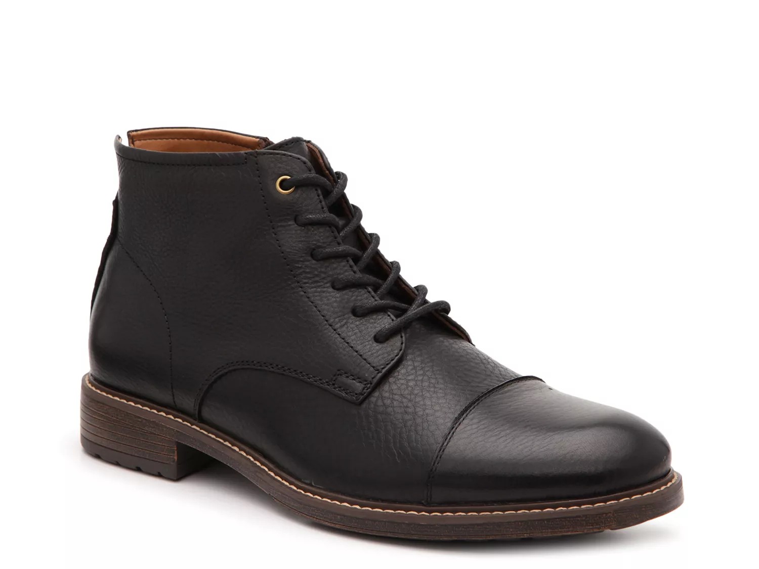 aston grey lonaro cap toe boot