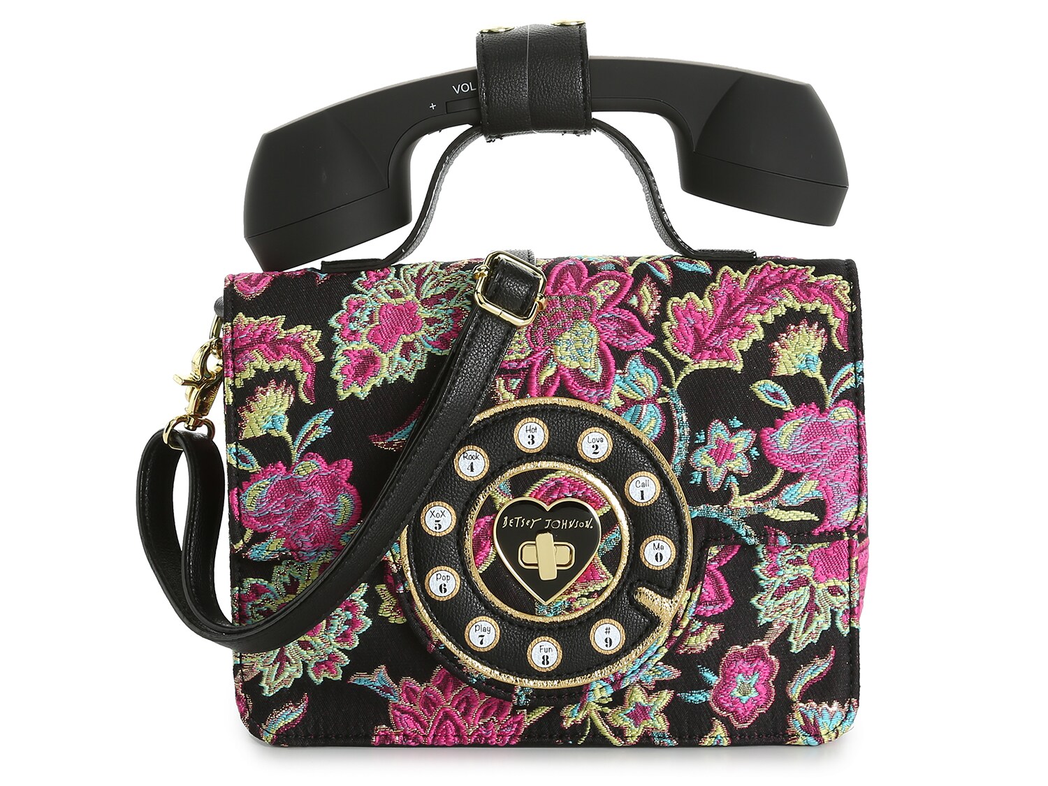 betsey johnson telephone purse dsw