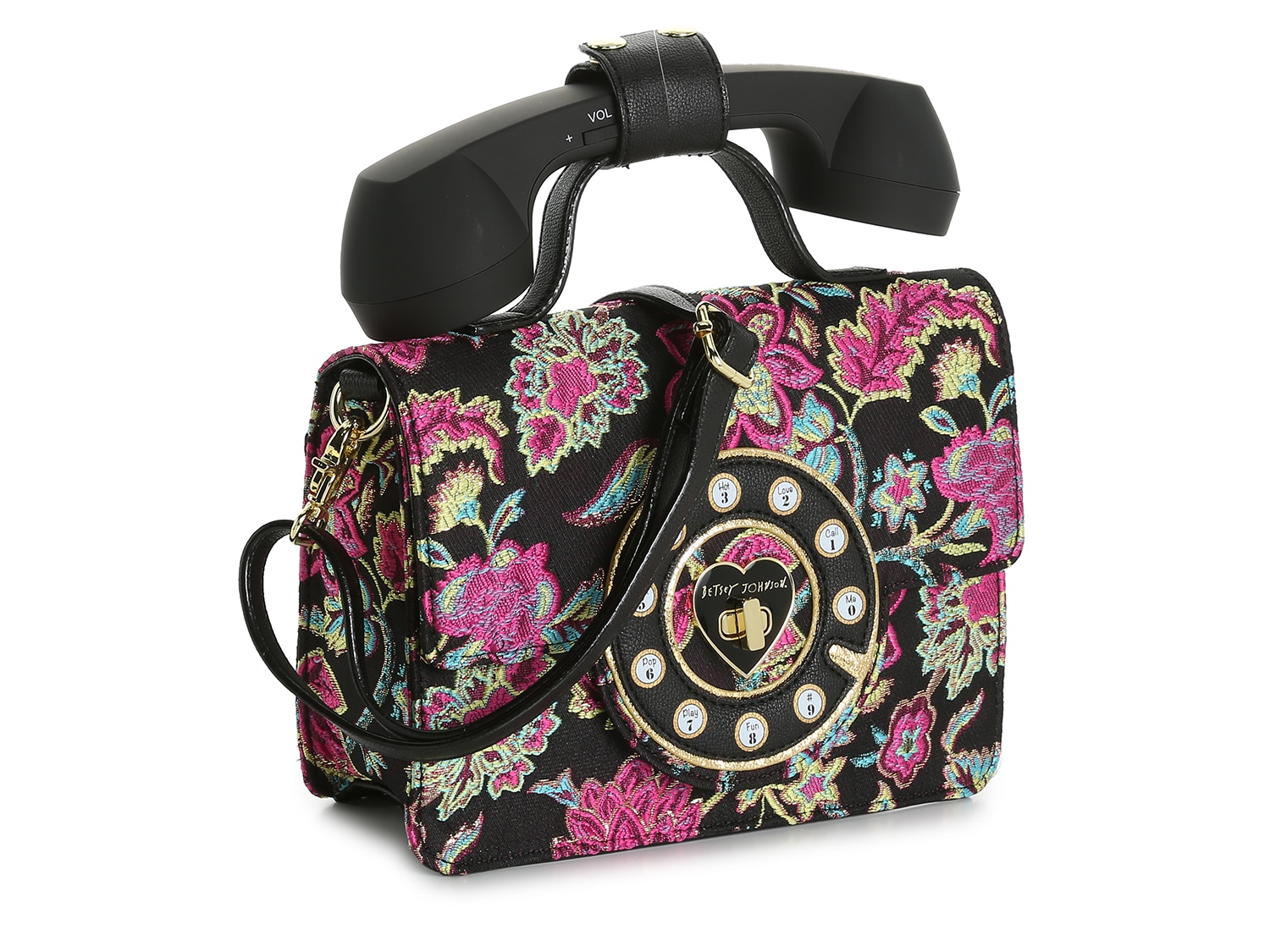 betsey johnson telephone purse dsw