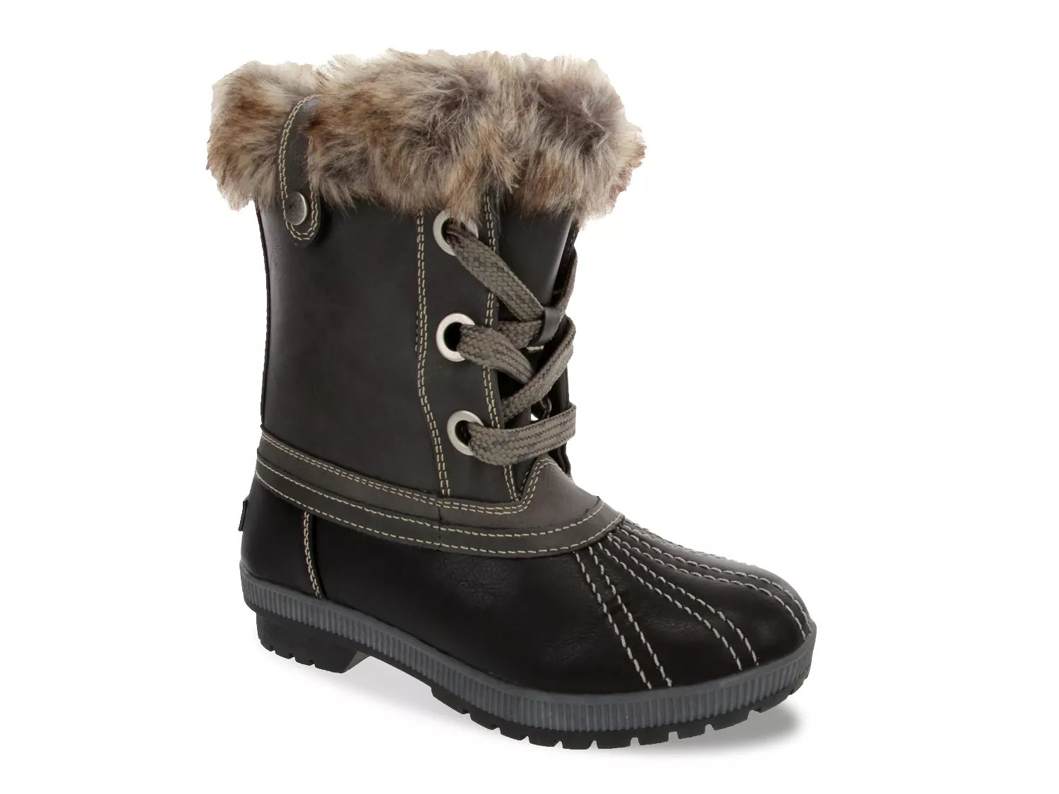 dsw shearling boots