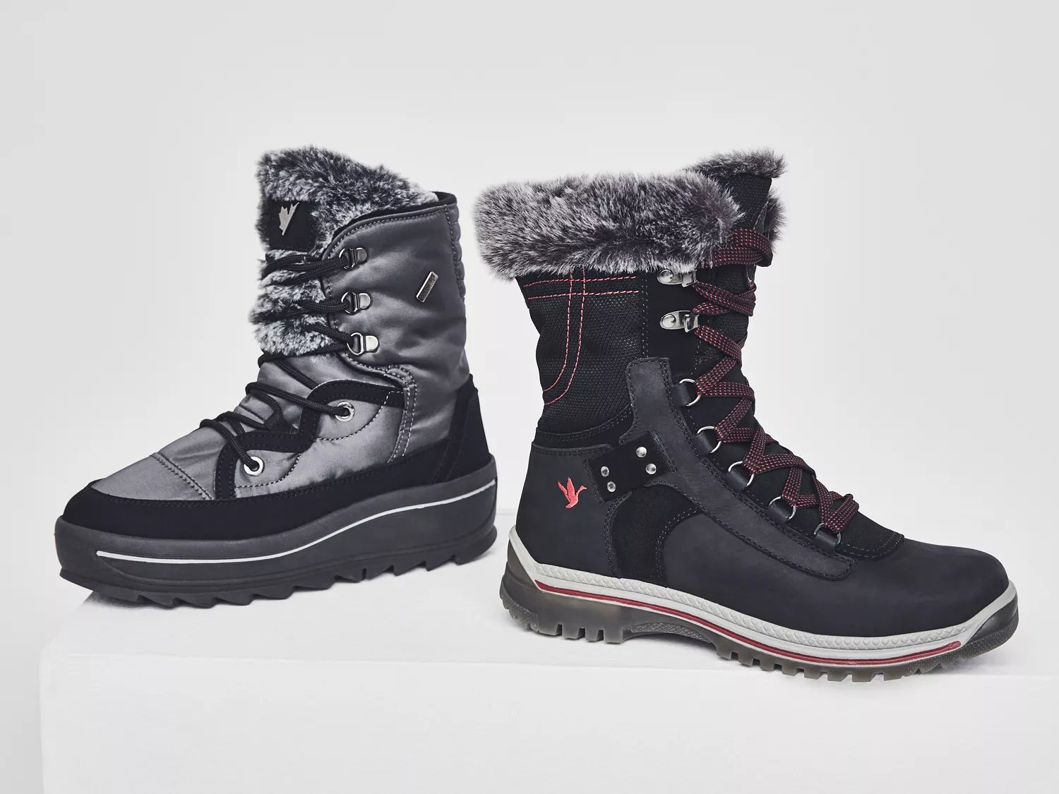 wedge snow boots