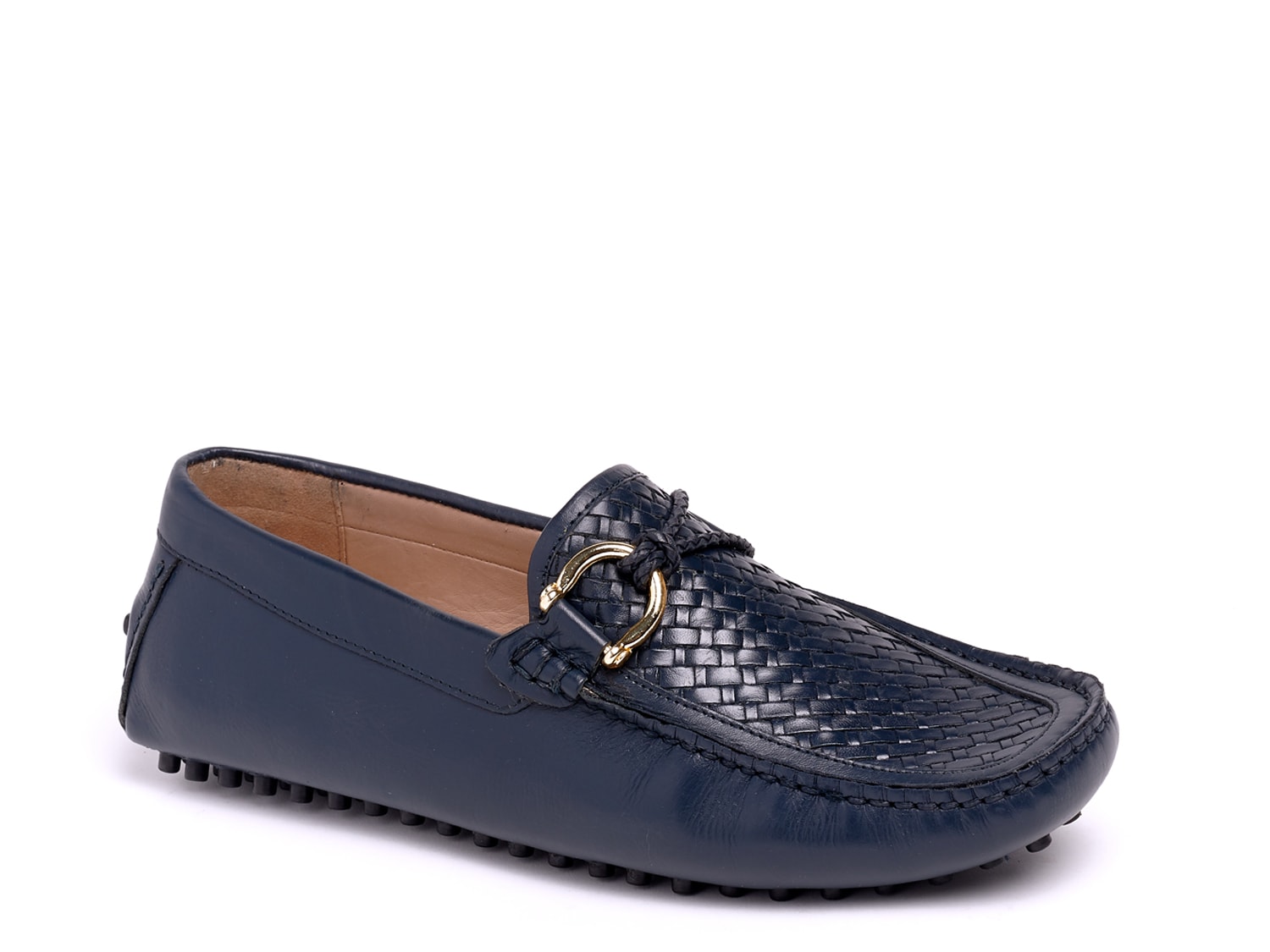 dsw blue loafers