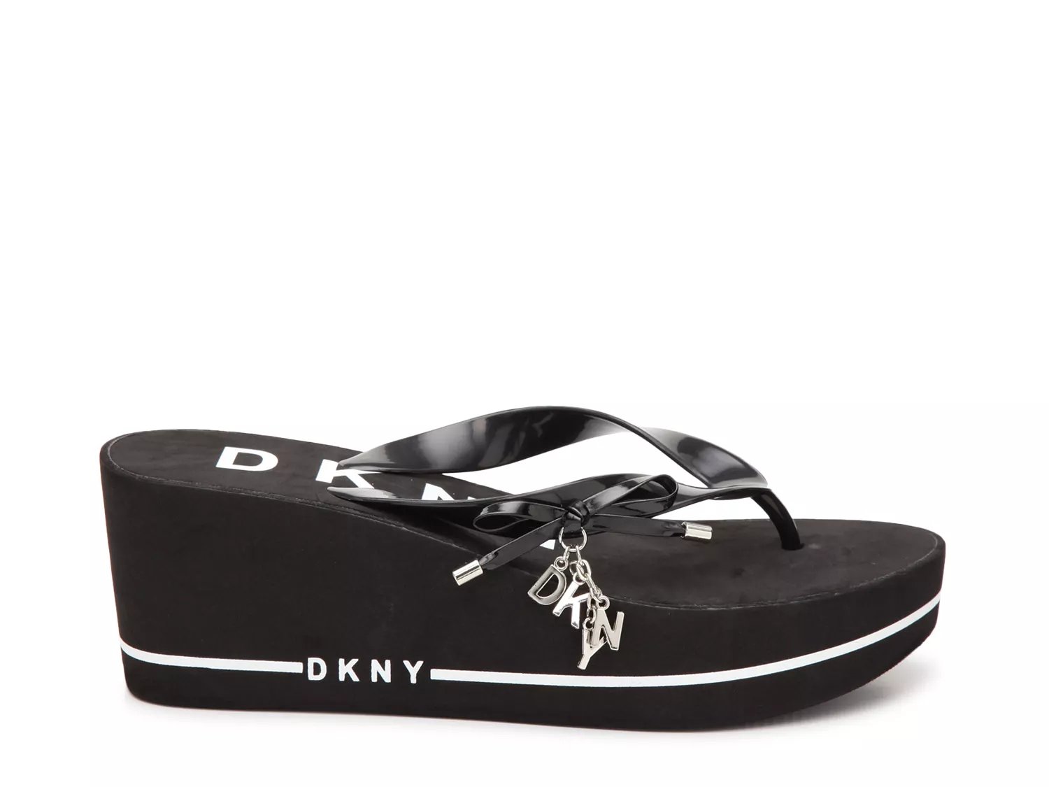 donna karan flip flops