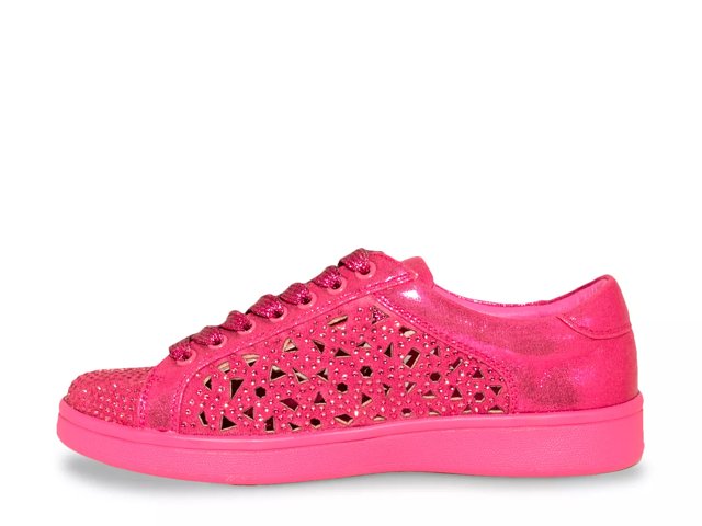 Women Glitter Low Top Sneaker Air Cushion Stylish Bling Bling Shoes 