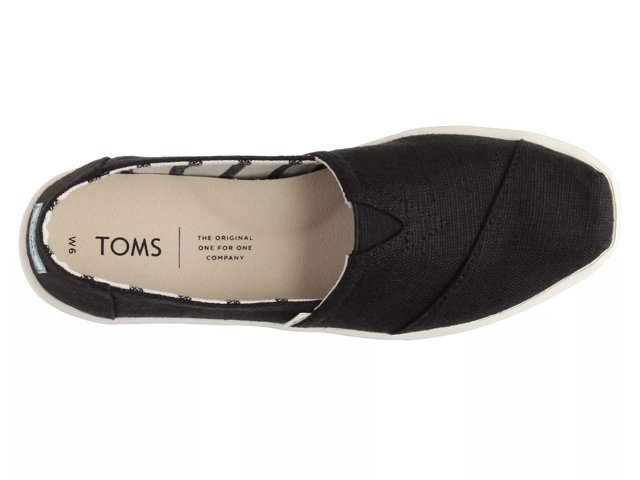 Toms deconstructed alpargata black 2025