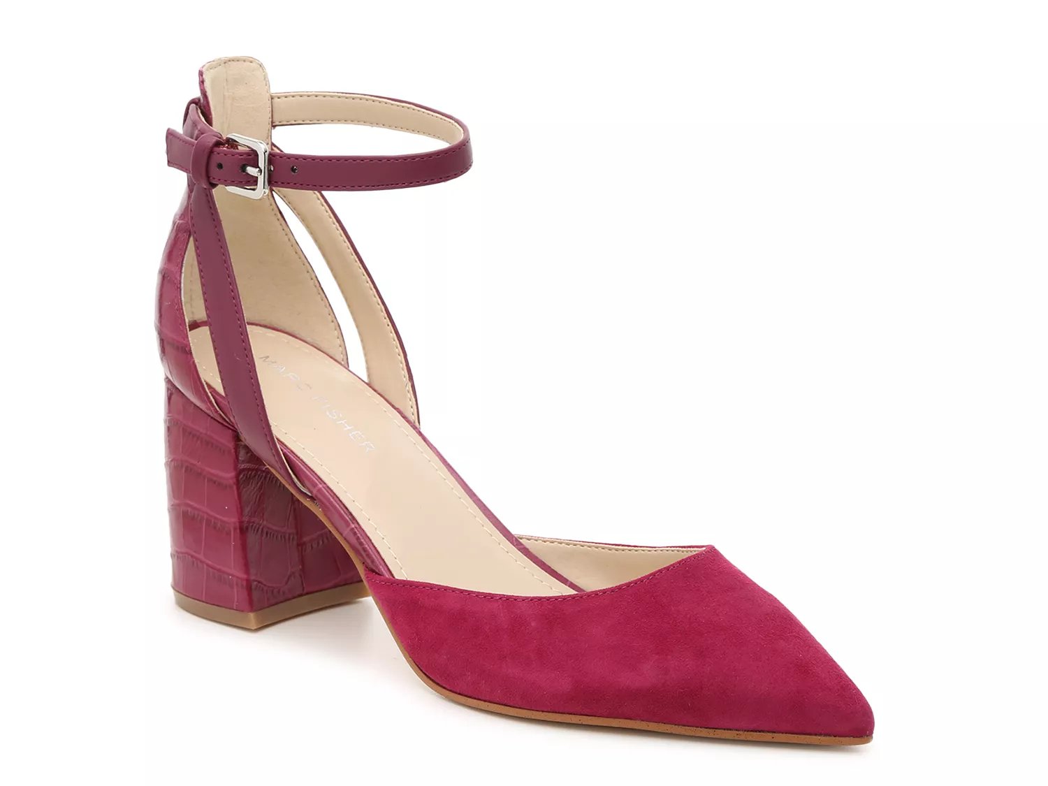 fuschia evening shoes