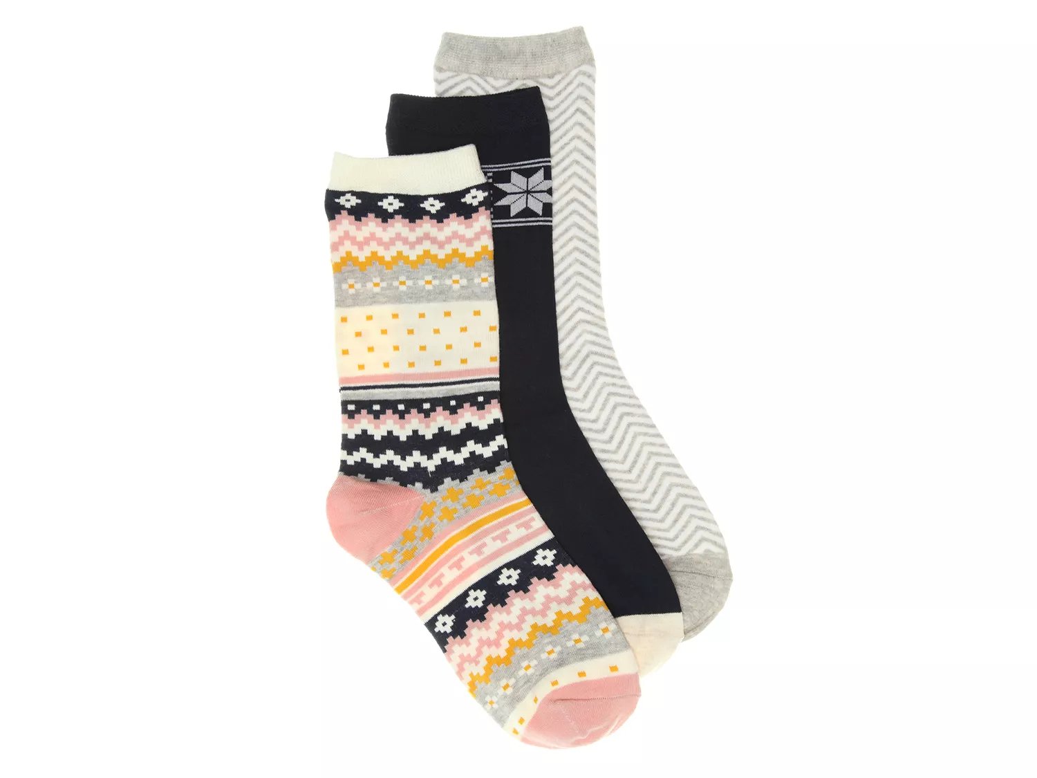 Kelly & Katie Nordic Women's Crew Socks 3 Pack DSW