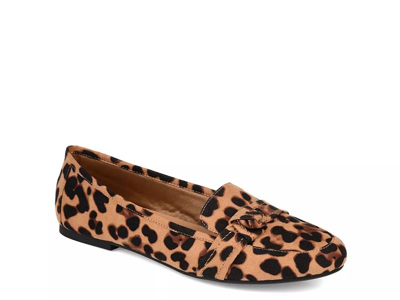 Cliffs By White Mountain Roar Leopard Print Cat Face Shoes Flats Womens  Size 7W