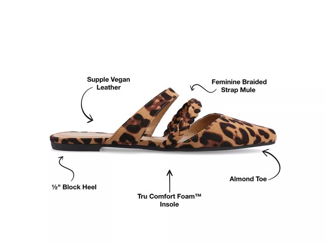 Dsw leopard mules outlet