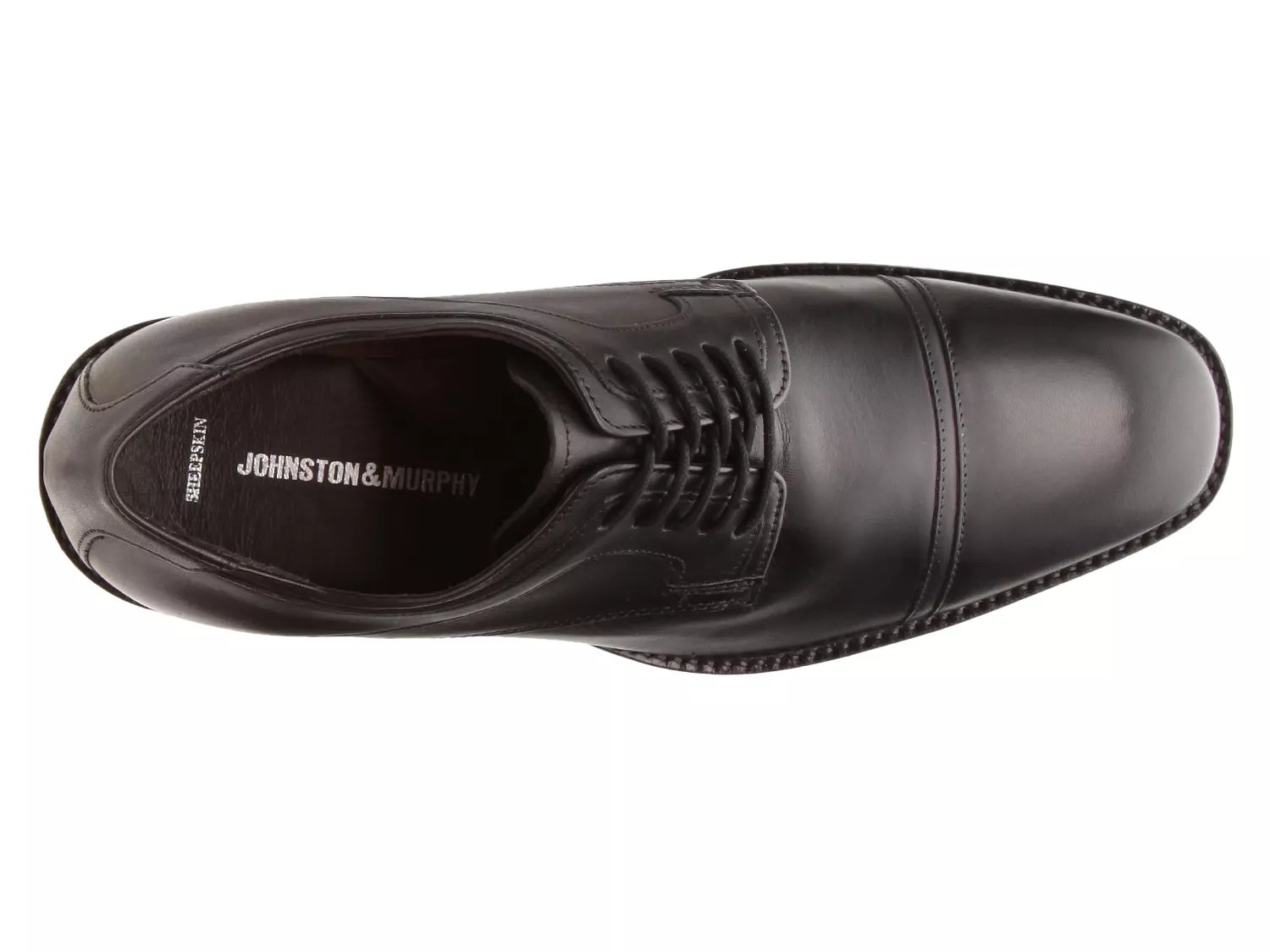 johnston and murphy larsey cap toe oxford