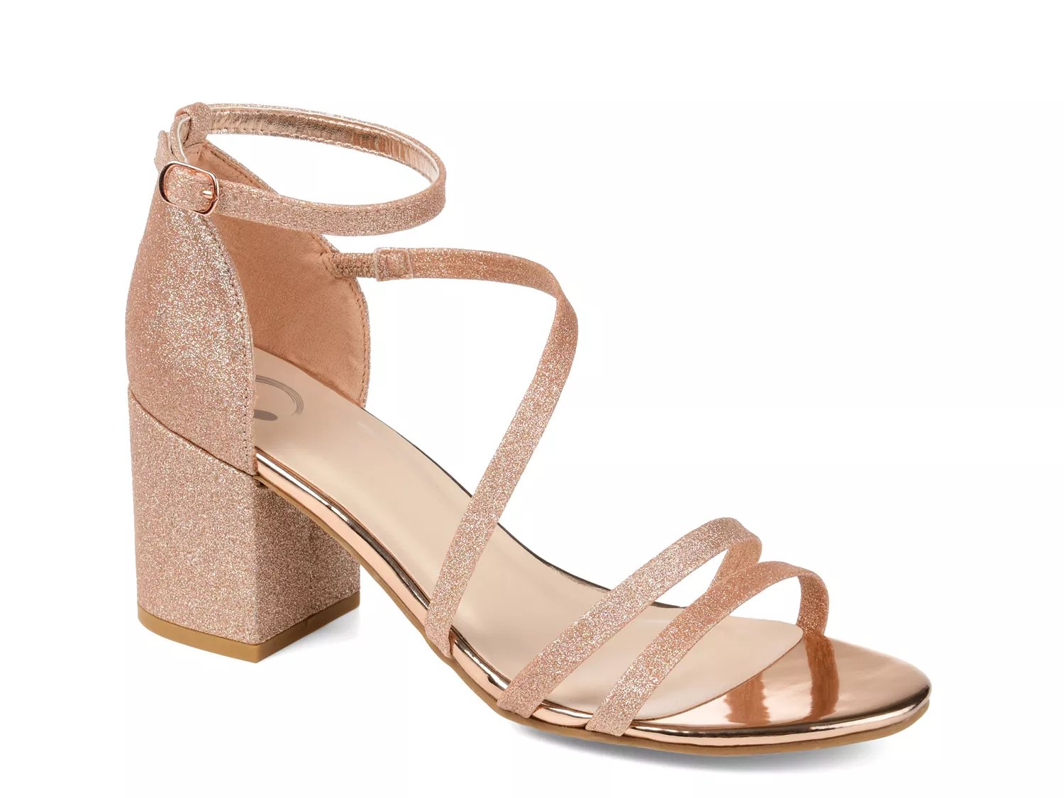 gold high heels dsw