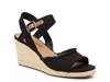 Mindra Espadrille Wedge Sandal Black view