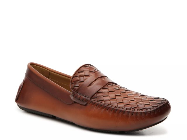 Mercanti fiorentini perforated penny loafer sale
