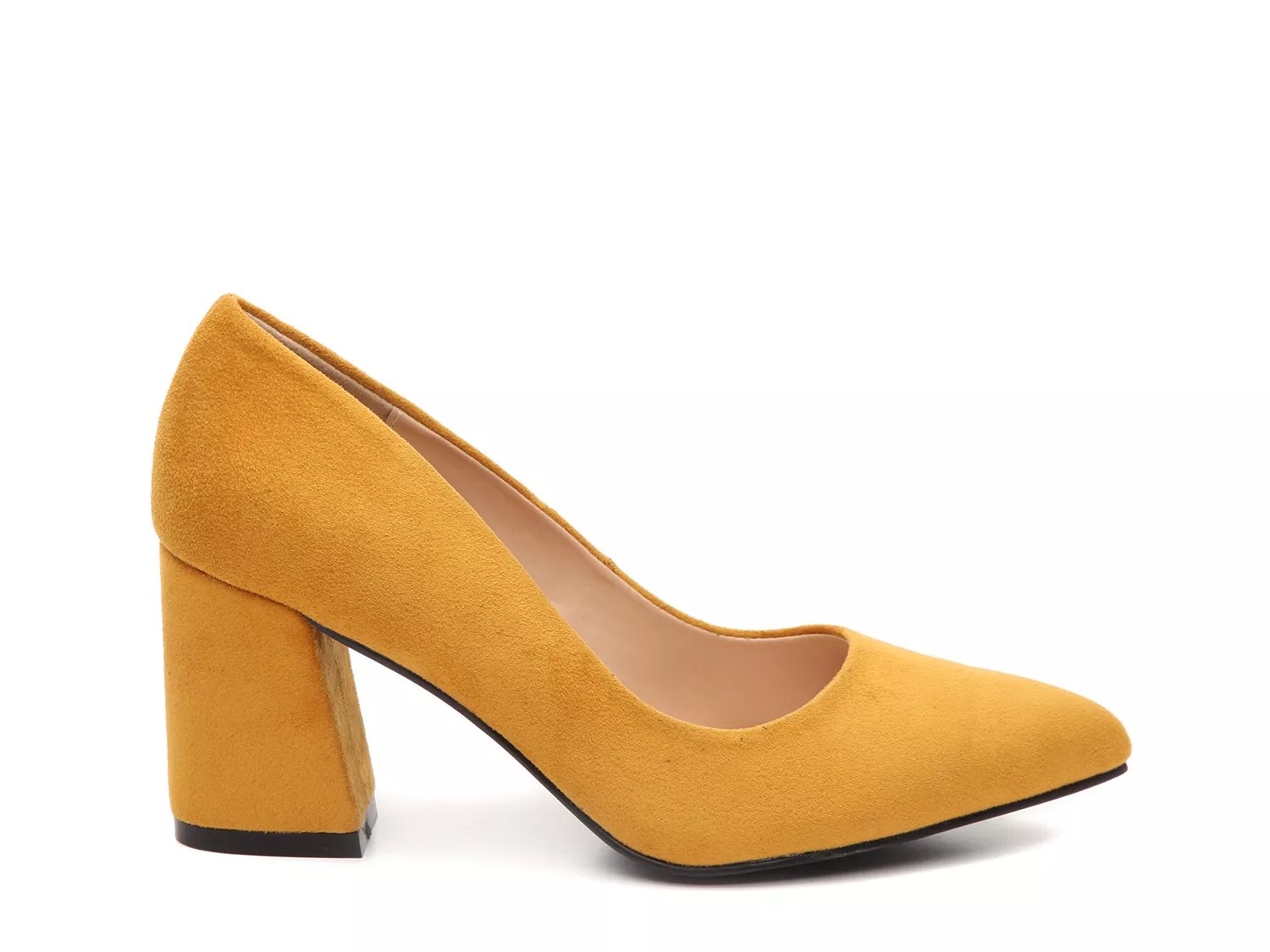 mustard heels dsw