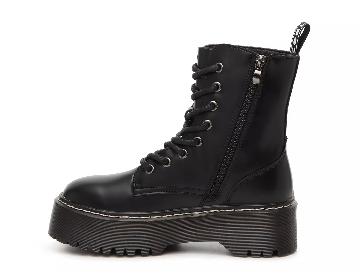 canaly platform combat boot