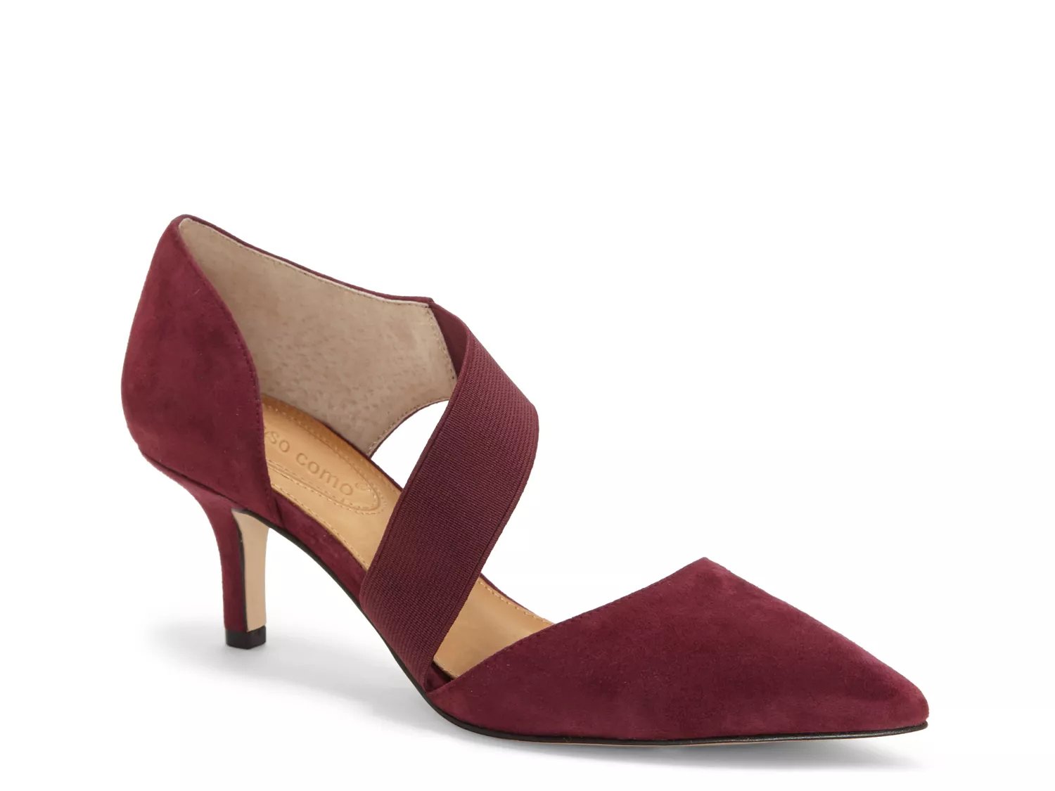 Dsw store burgundy pumps