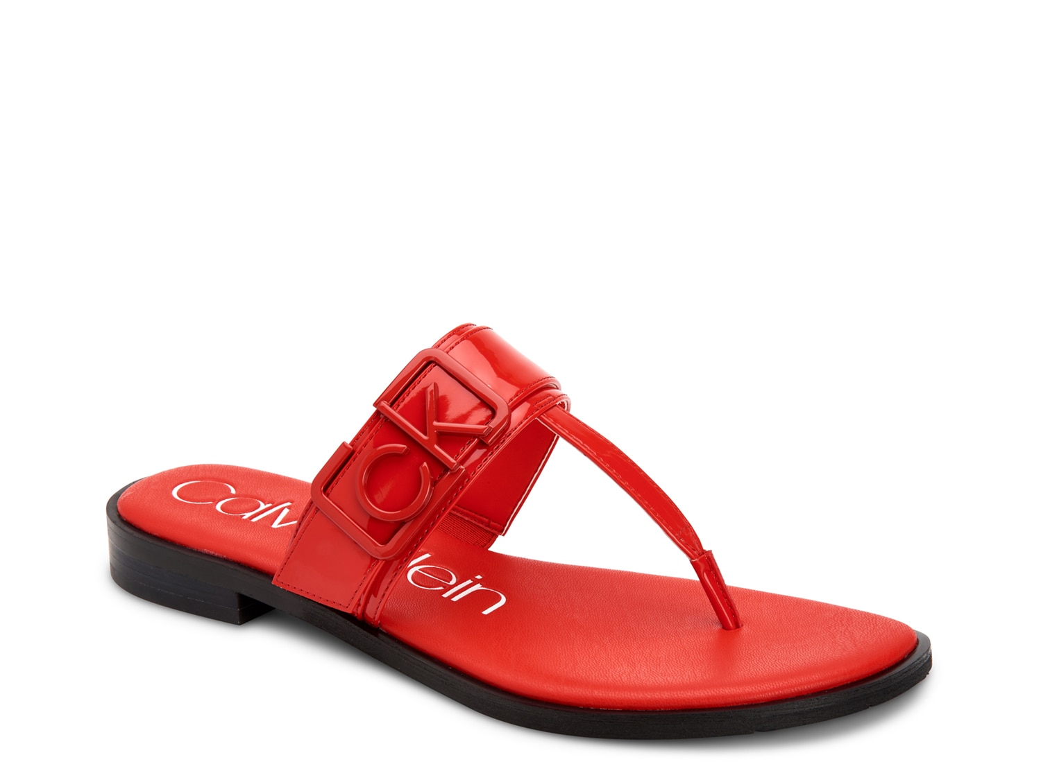 calvin klein flat sandals
