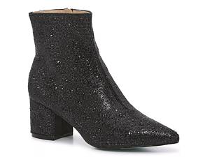 Black booties heel dsw sale