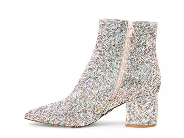 Silver booties dsw sale