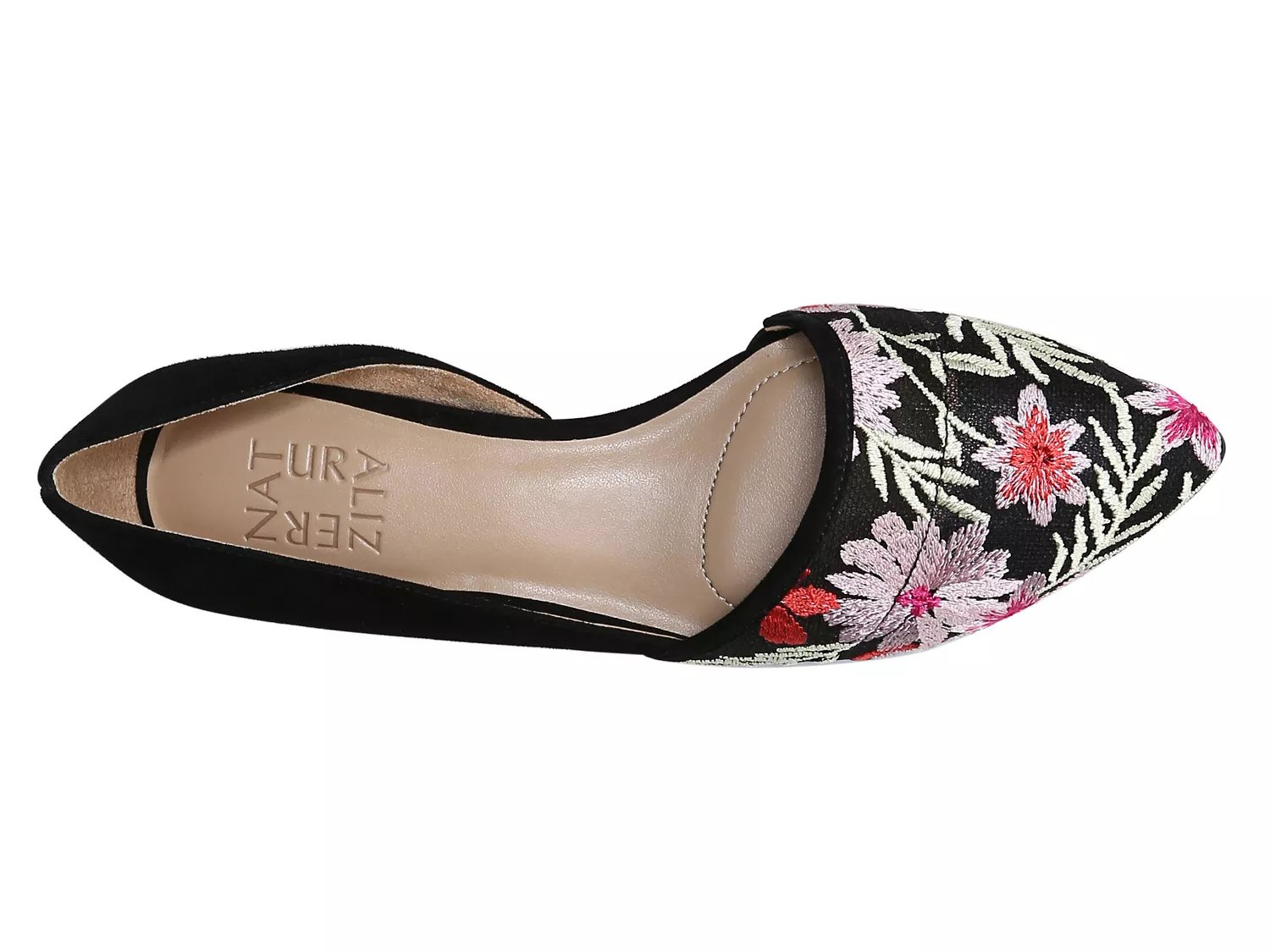 naturalizer samantha flats black
