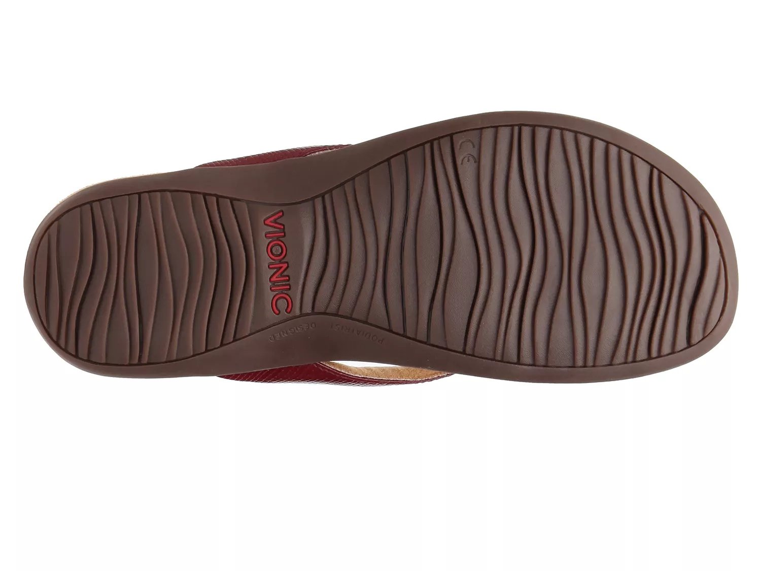 dsw vionic flip flops