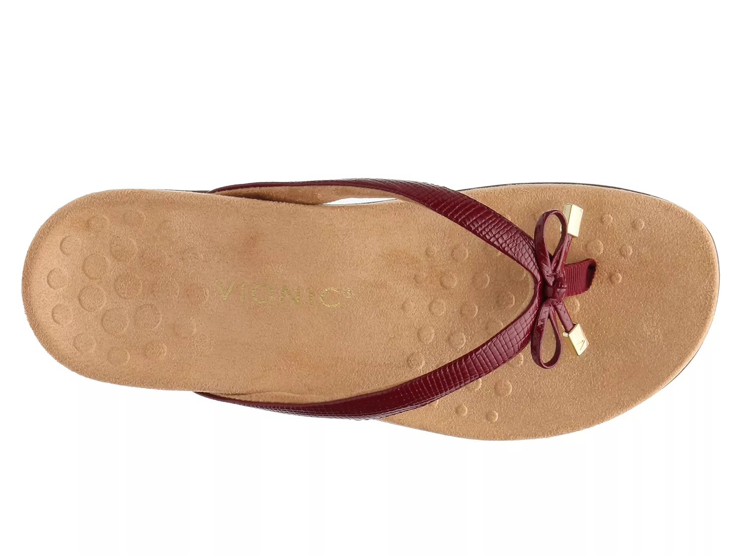dsw vionic flip flops