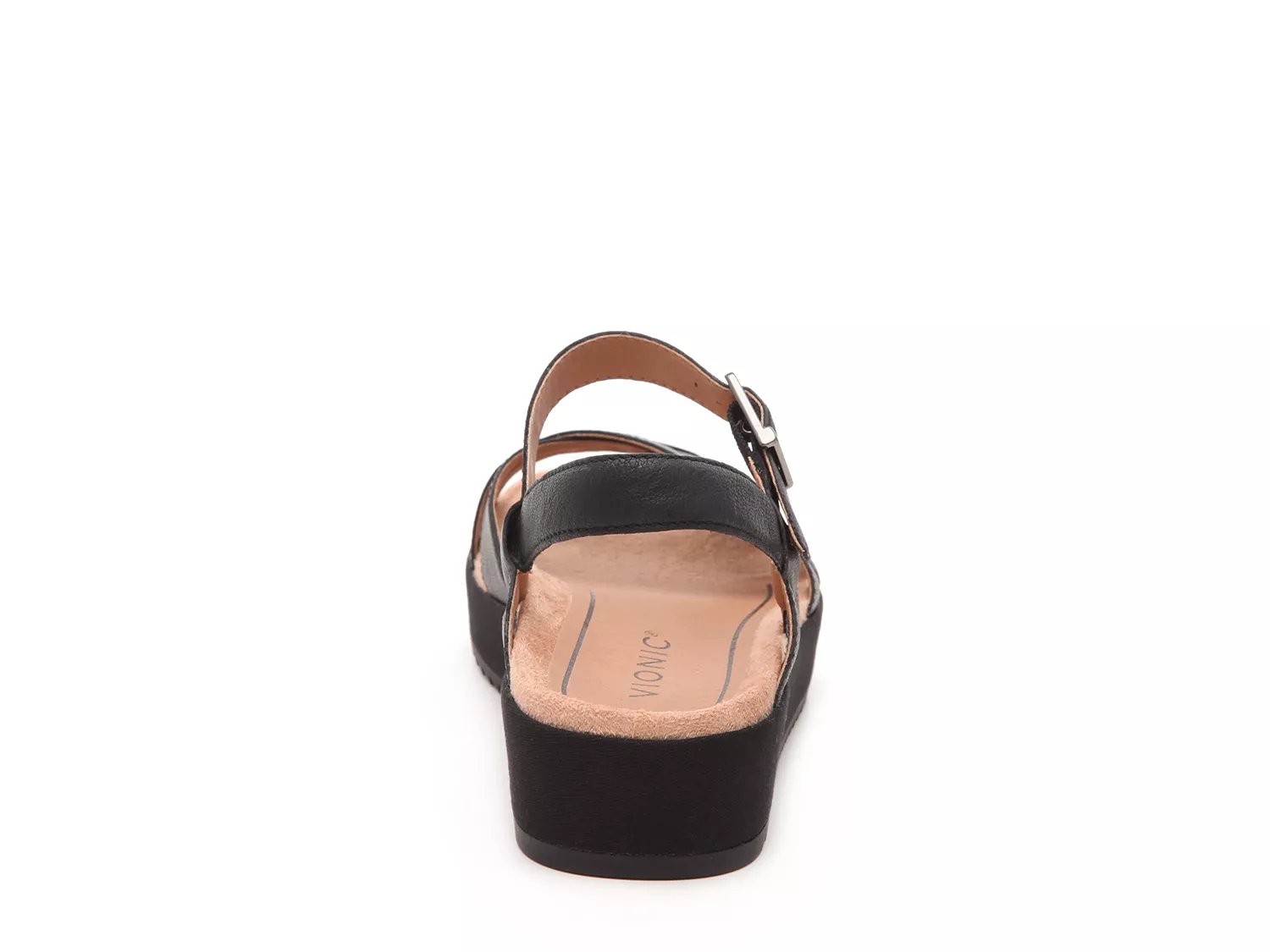 vionic violet wedge sandal
